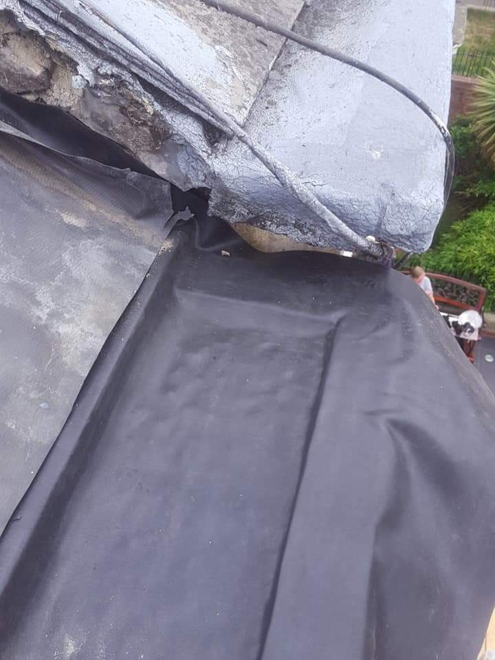 Roofing work