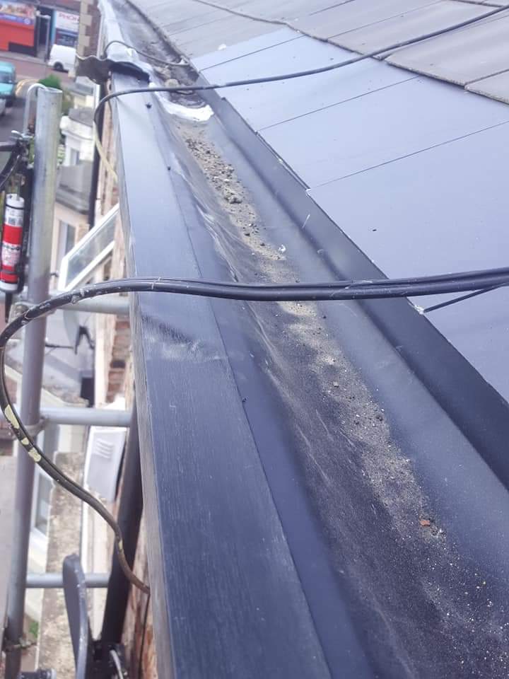 Roofing work