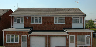 Roofing work