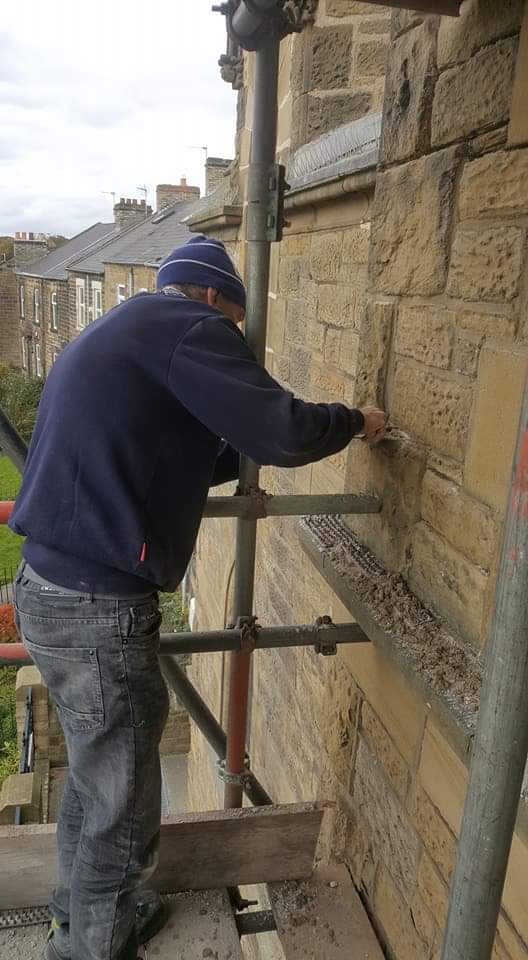 Roofing work