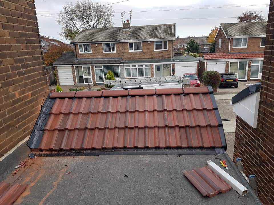 Roofing work