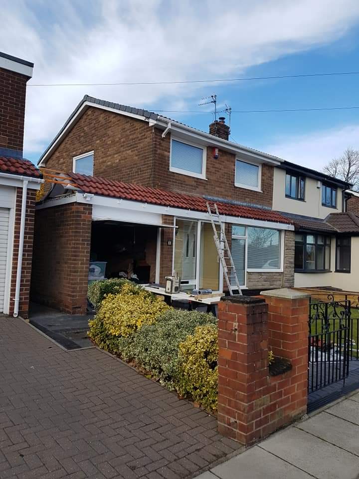 Roofing work