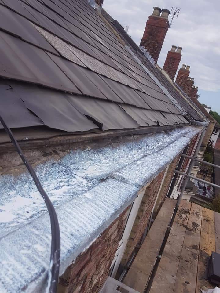 Roofing work